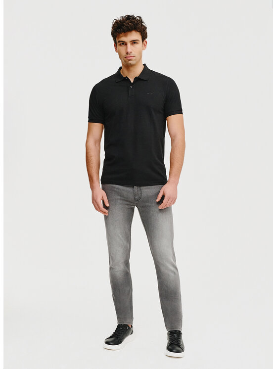 Pako Lorente Pako Lorente Polo P25SF-TX-007 Czarny Slim Fit