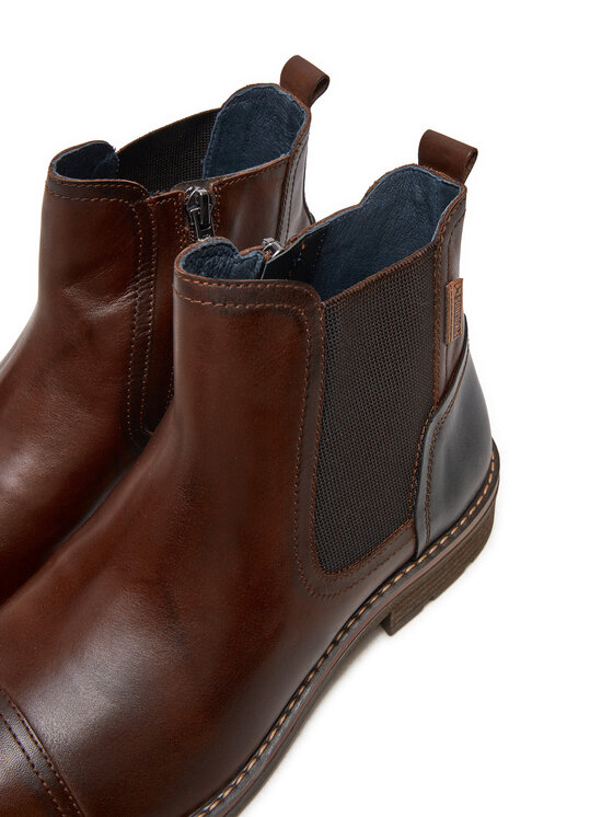 Pikolinos Pikolinos Kotníková obuv s elastickým prvkem M2M-8022C1 Hnědá