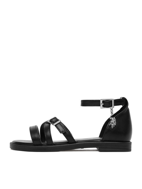 U.S. Polo Assn. U.S. Polo Assn. Sandały EO-ANGE001K/6Y1 Czarny