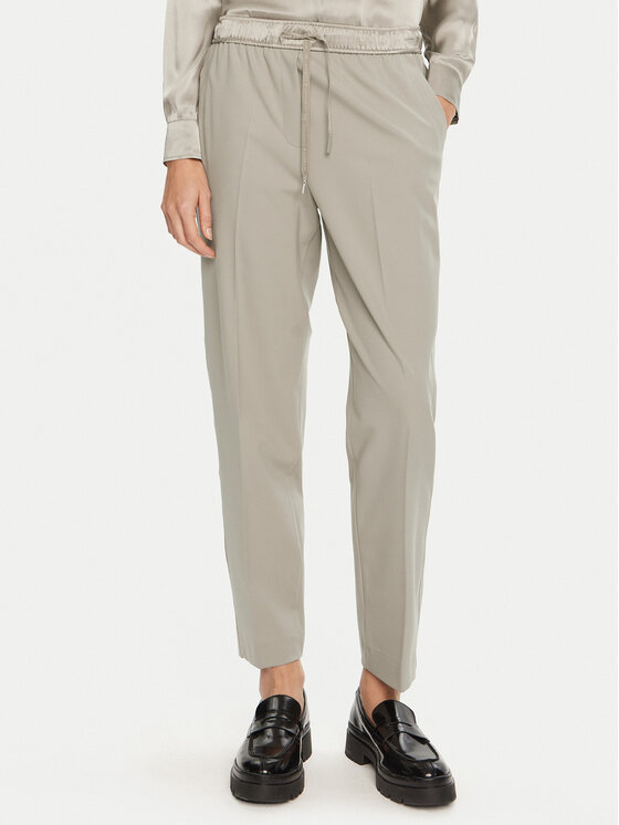 Marella Marella Pantaloni di tessuto Cammino 2423136045 Beige Regular Fit