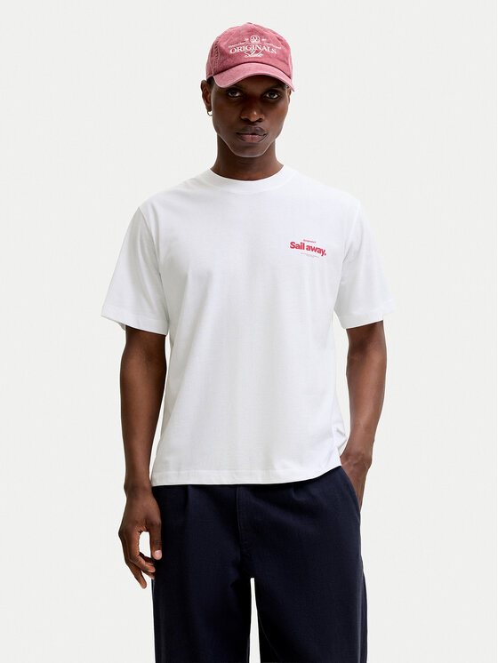 Jack & Jones Jack & Jones Футболка Riviera 12295161 Білий Relaxed Fit