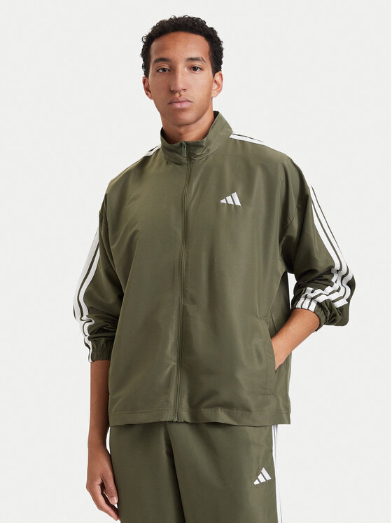 adidas adidas Анцуг 3-Stripes Woven KY2300 Зелен Regular Fit