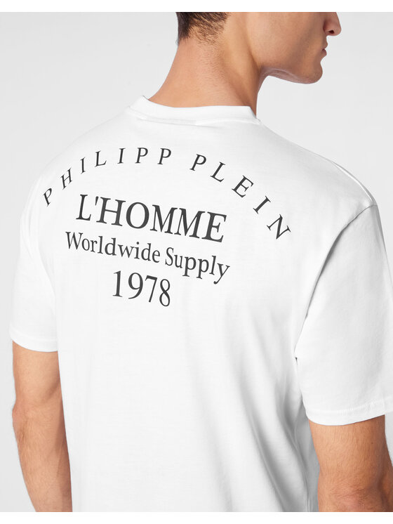 PHILIPP PLEIN PHILIPP PLEIN T-shirt 23463 Bianco Regular Fit