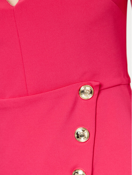 PINKO Pinko Ежедневна рокля Angolare 100943 A0HM Розов Regular Fit