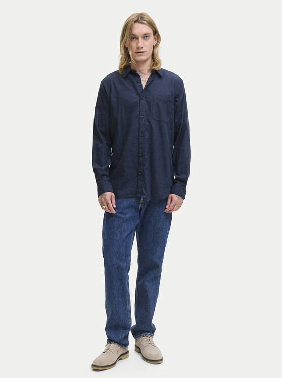 Jack&Jones Jack&Jones Cămașă Classic Melange 12278416 Bleumarin Regular Fit