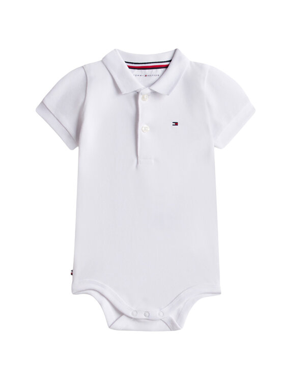Tommy Hilfiger Tommy Hilfiger Detské body Essential KN0KN02372 Biela
