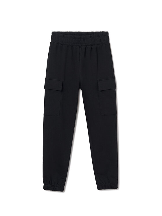 Mayoral Spodnie dresowe 7578 Czarny Regular Fit