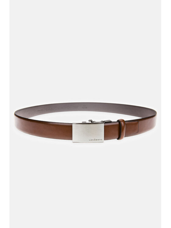 Lancerto Lancerto Pasek Męski Coen Brązowy