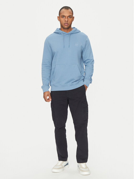 BOSS BOSS Mikina Wetalk 50509314 Modrá Regular Fit
