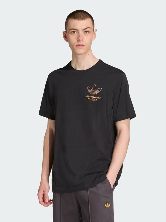 adidas adidas Koszulka techniczna Manchester United Czarny Loose Fit