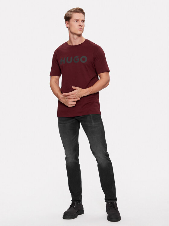 HUGO Hugo Дънки Hugo 708 50493699 Сив Slim Fit