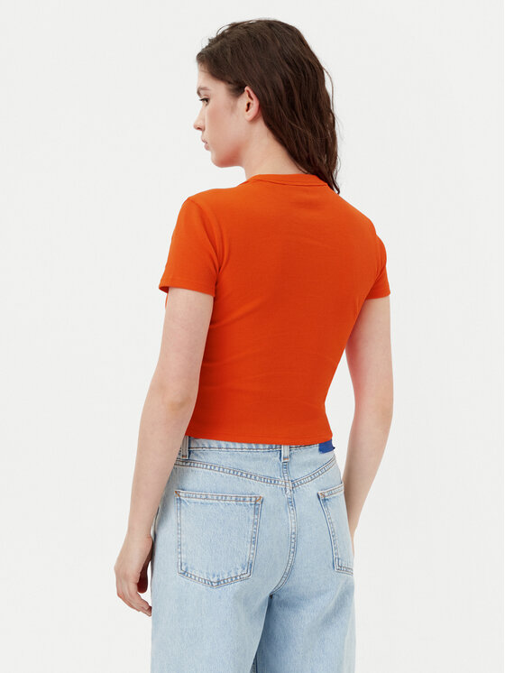 HUGO HUGO Majica Baby 50510749 Oranžna Slim Fit