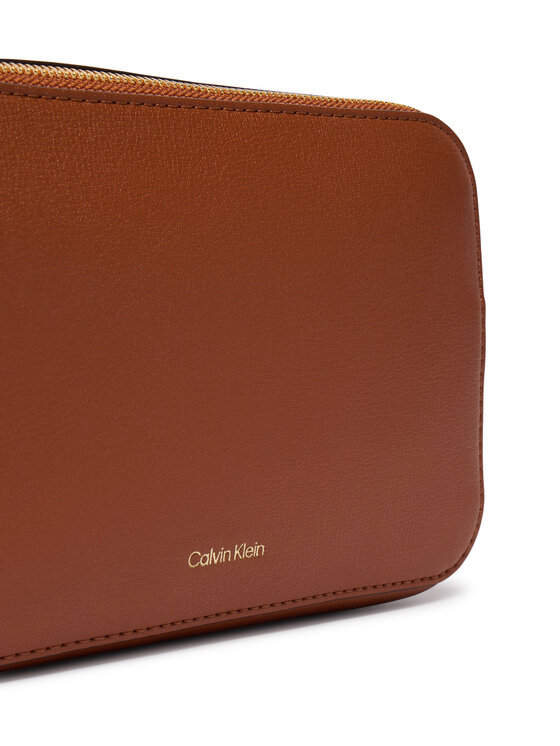 Calvin Klein Calvin Klein Torebka Foil Logo Elongated Camera Bag LV04F3276G Brązowy