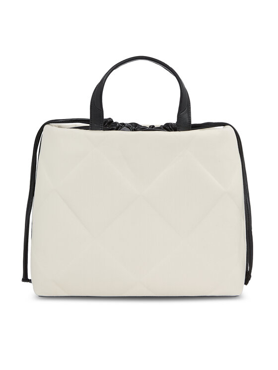 Calvin Klein Calvin Klein Torebka Quilt Shopper_Canvas K60K611756 K60K611756 Écru
