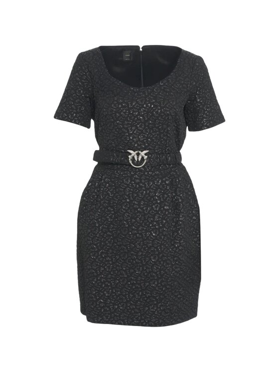 PINKO PINKO Vestito Araceli abito jacquard Nero Slim Fit