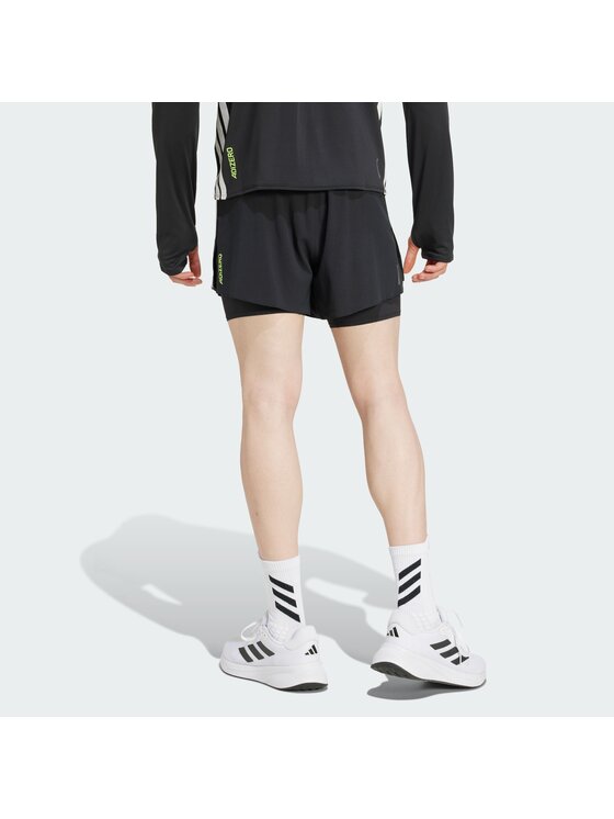 adidas adidas Szorty sportowe Adizero Running Czarny Slim Fit