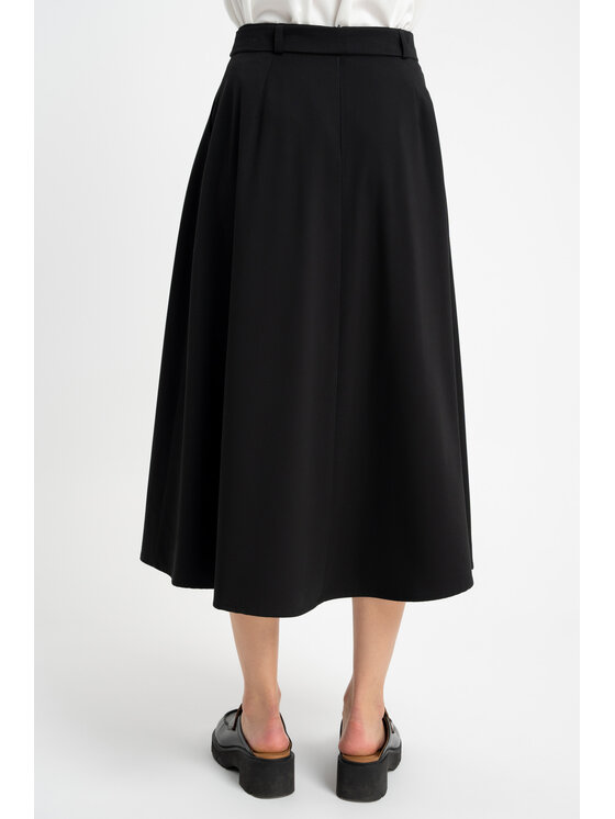 CLICK CLICK Φούστα 50-729 Μαύρο Relaxed Fit