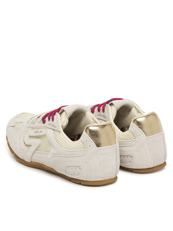 REPLAY REPLAY Sneakersy GWSM9 .000.C0002L Beżowy