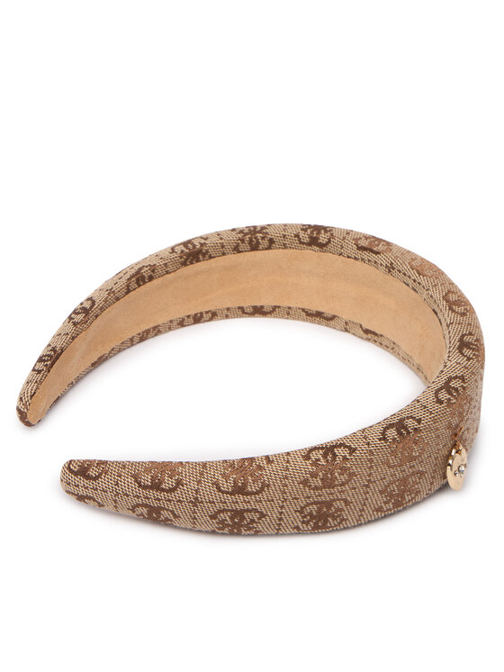 Guess Guess Комплект лента за глава и ластик за коса GFBOXW P5403 Бежов