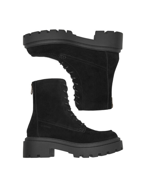 G-Star Raw G-Star Raw Šnurovacia obuv EO-LEYLA-HY25713 Čierna
