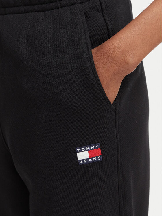 Tommy Jeans Tommy Jeans Παντελόνι φόρμας DW0DW22780 Μαύρο Regular Fit