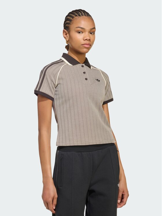 adidas adidas Polo 168116 Brązowy