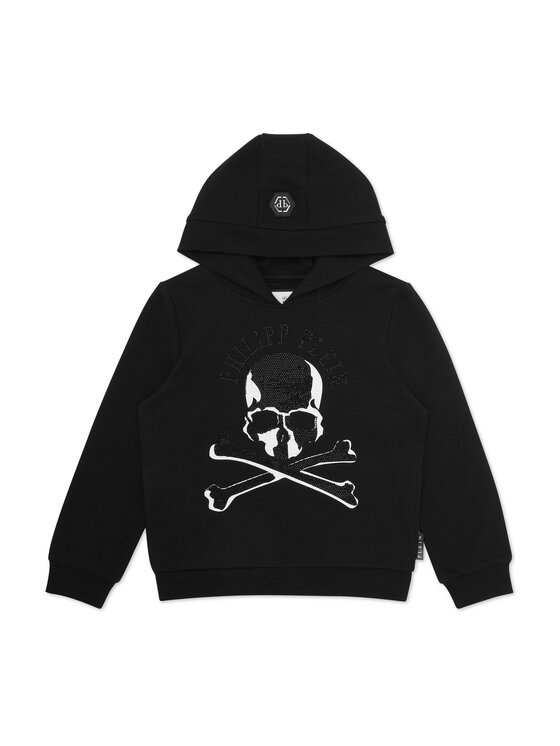 PHILIPP PLEIN PHILIPP PLEIN Bluza 20443 Czarny Regular Fit