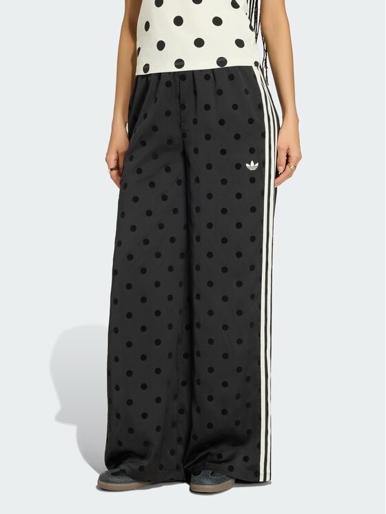 adidas adidas Spodnie materiałowe 161691 Czarny Loose Fit