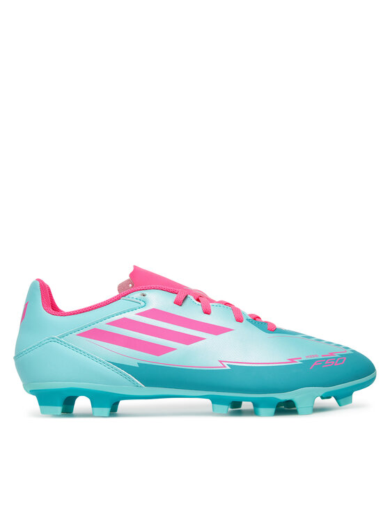 adidas Futbalové topánky F50 Club Messi Firm/Multi-Ground IH0929 Tyrkysová