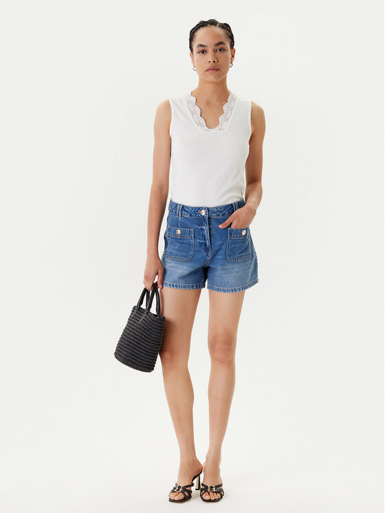 Morgan Morgan Top 251-DADILO Biela Slim Fit