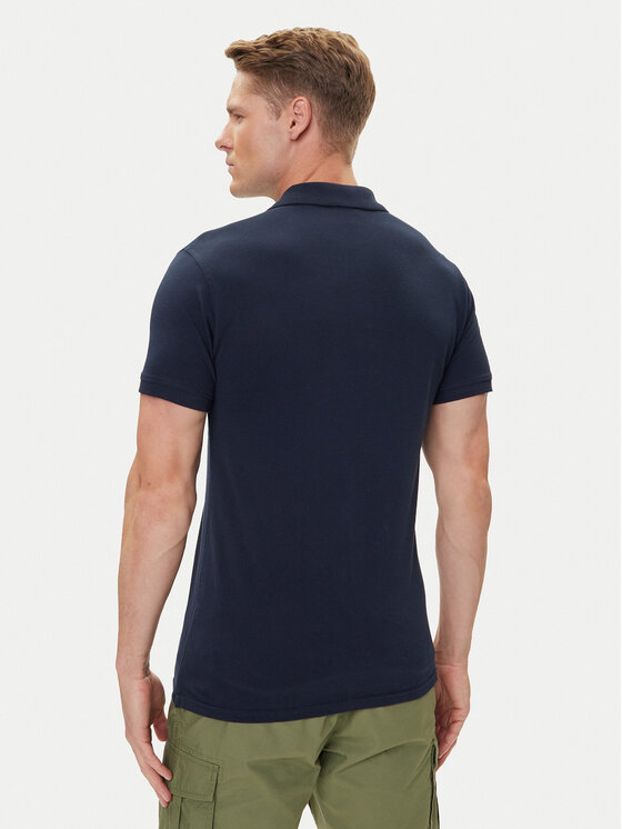 Petrol Industries Petrol Industries Polo M-ROS-POL002 Blu scuro Regular Fit