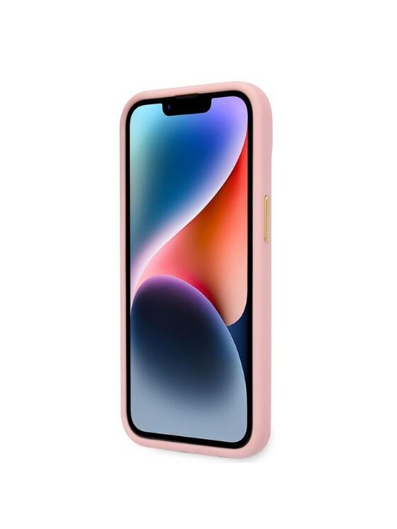 Guess Guess Etui na telefon iPhone 14 Plus Różowy