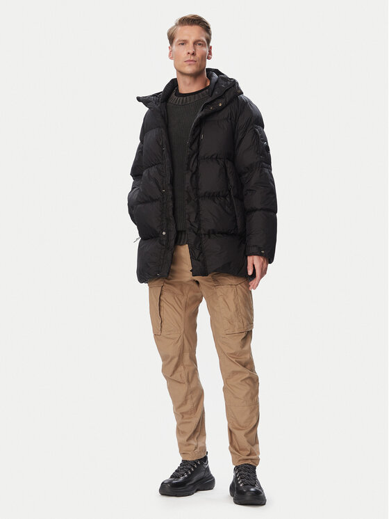 C.P. Company C.P. Company Vatovaná bunda 21CMOW217A110655G Čierna Regular Fit