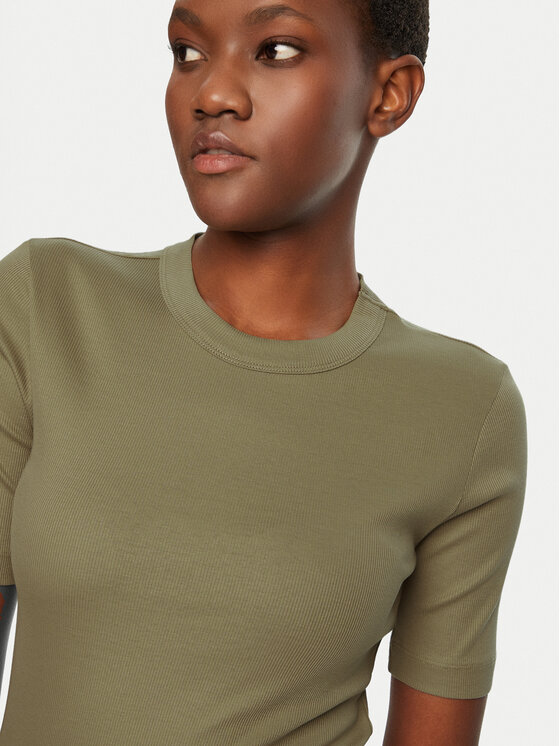 IVY OAK IVY OAK Majica Kristin IO1100X2351 Khaki Slim Fit