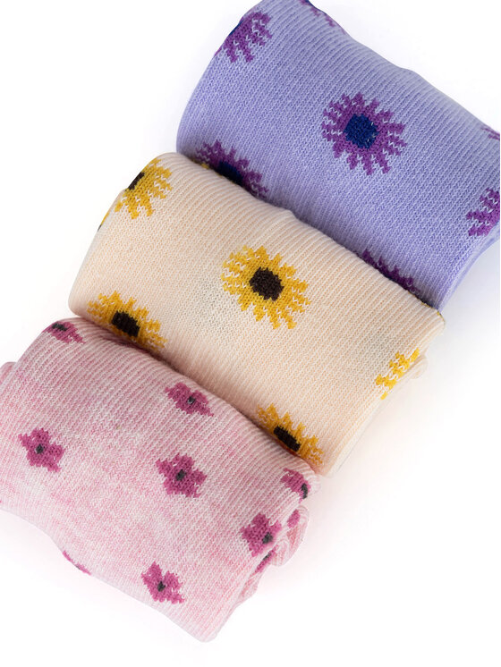 JENNY JENNY Skarpety krótkie 7KB-001-SS25 (3-PACK) Beżowy