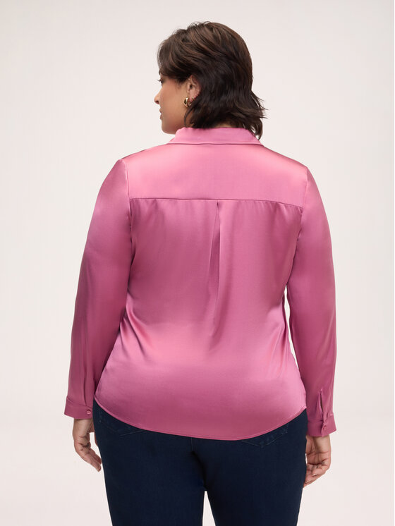 Fiorella Rubino Fiorella Rubino Koszula 5032T001544N0A6 Różowy Regular Fit