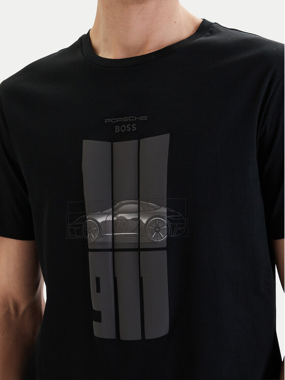 BOSS BOSS Футболка PS Spirit70 Grx 50559811 Чорний Regular Fit