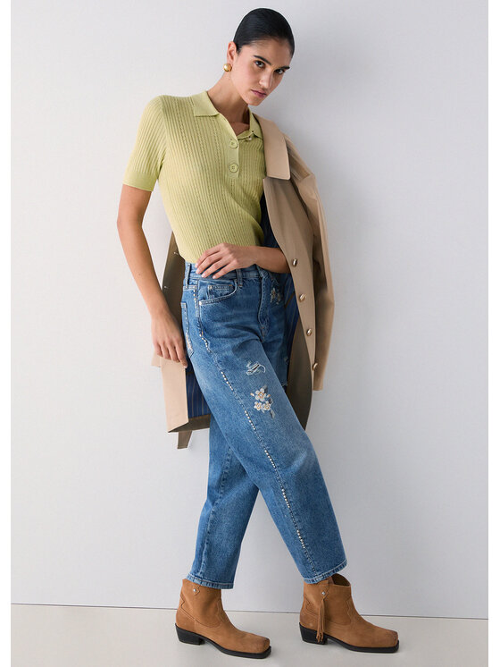 Liu Jo Liu Jo Jeansy UA6196D485478997 Fioletowy Regular Fit