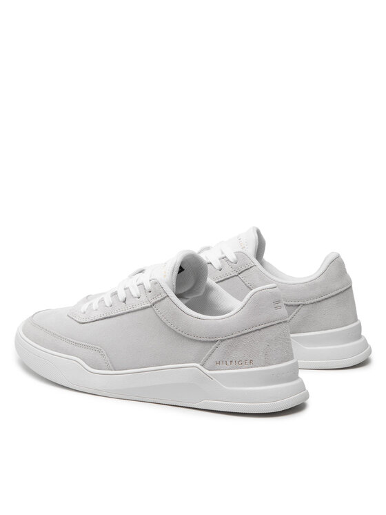 Tommy Hilfiger Tommy Hilfiger Laisvalaikio batai Elevated Cupsole Suede FM0FM04020 Pilka