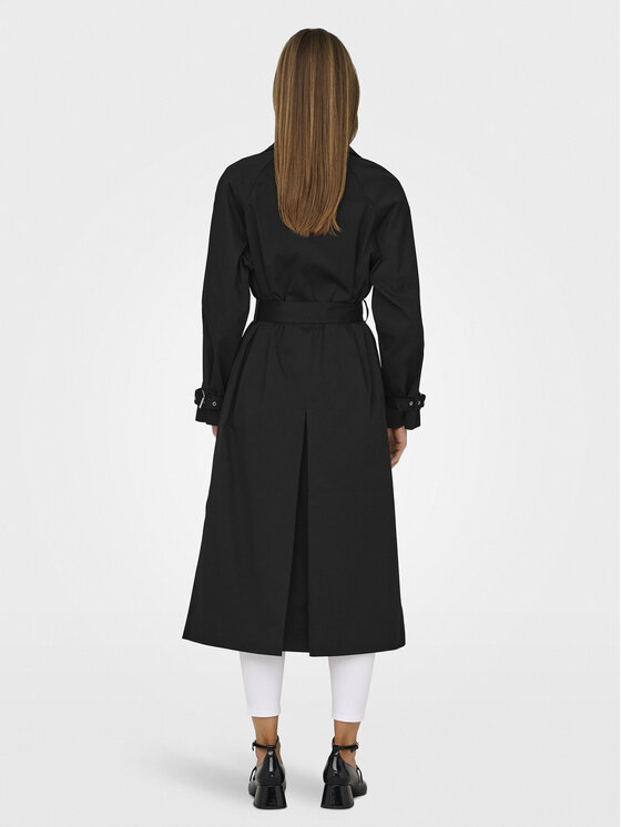 ONLY ONLY Tenchcoat April 15308860 Schwarz Regular Fit