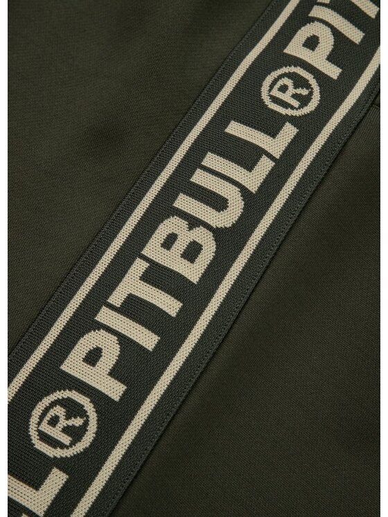 PITBULL PITBULL Spodnie dresowe Spodnie dresowe męskie Oldschool Tape Logo L Zielony Regular Fit