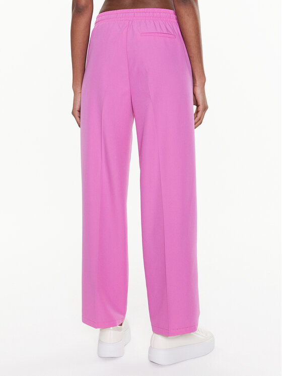 United Colors Of Benetton United Colors Of Benetton Pantaloni di tessuto 40K6DF035 Rosa Relaxed Fit