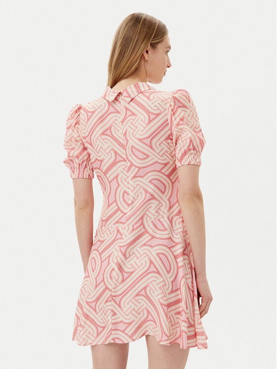 Silvian Heach Silvian Heach Sukienka letnia Lapug GPP25364VE Różowy Regular Fit
