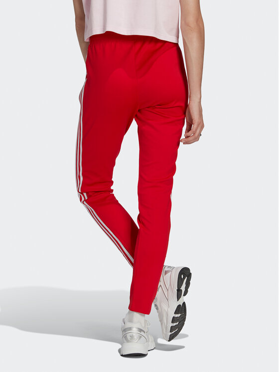 Pantalone rosso adidas on sale