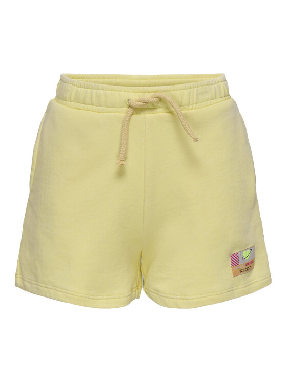 Kids ONLY Kids ONLY Sportovní kraťasy Minna 15347958 Žlutá Regular Fit
