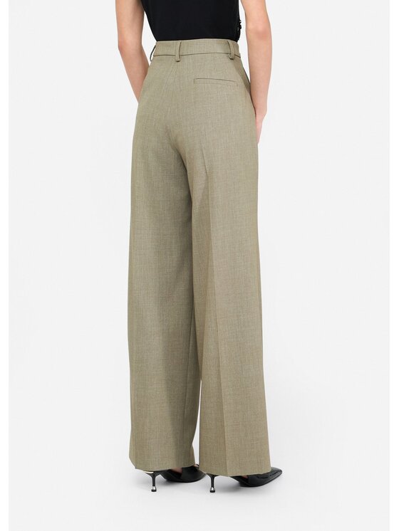 Liu Jo Liu Jo Pantalone da abito CF5257T054A02973 Verde Regular Fit