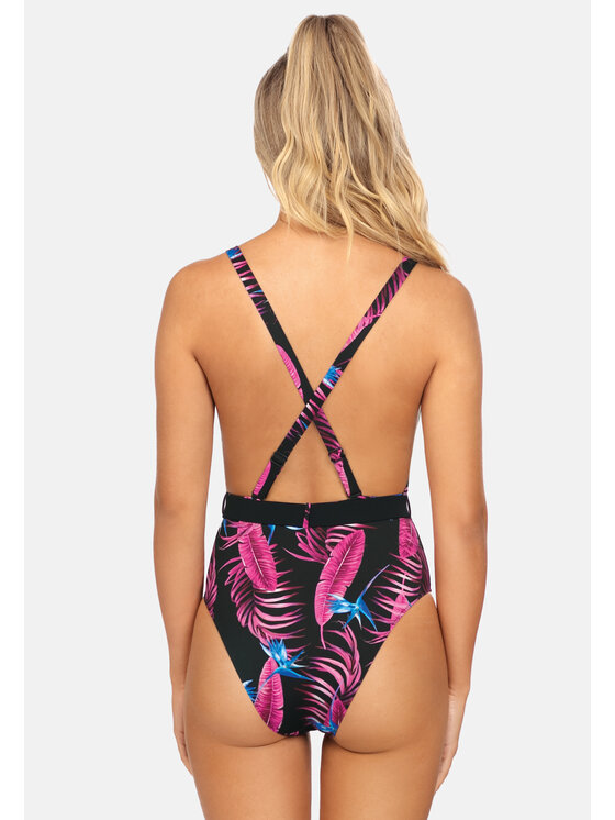 Miss Lou Miss Lou Costume da bagno ML023 Nero