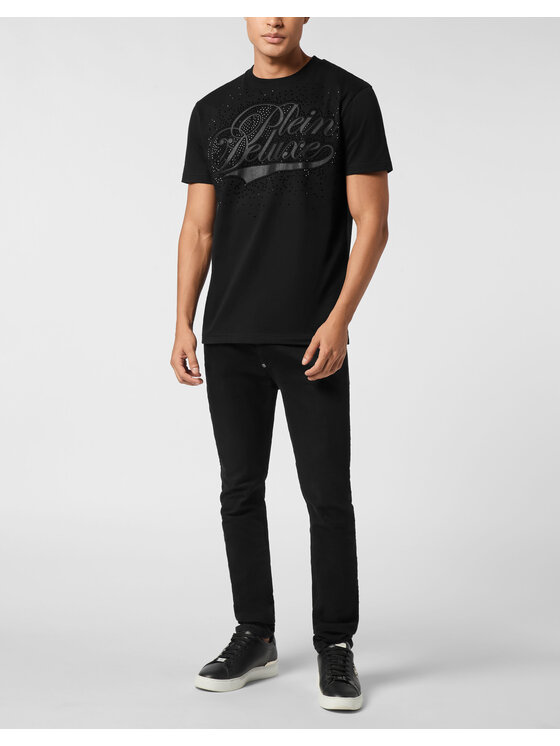 PHILIPP PLEIN PHILIPP PLEIN T-Shirt 26161 Czarny Regular Fit