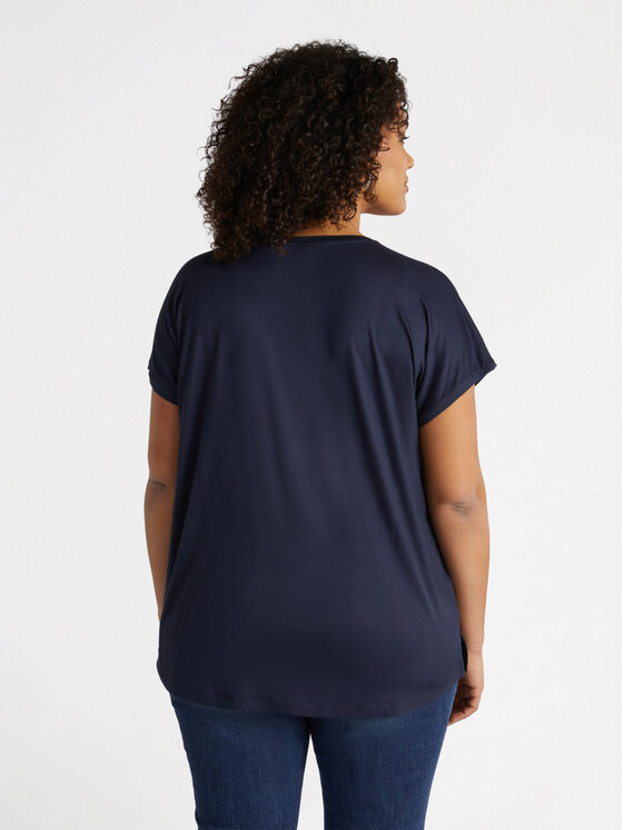 Fiorella Rubino Fiorella Rubino T-shirt G063L308231N034 Blu Regular Fit