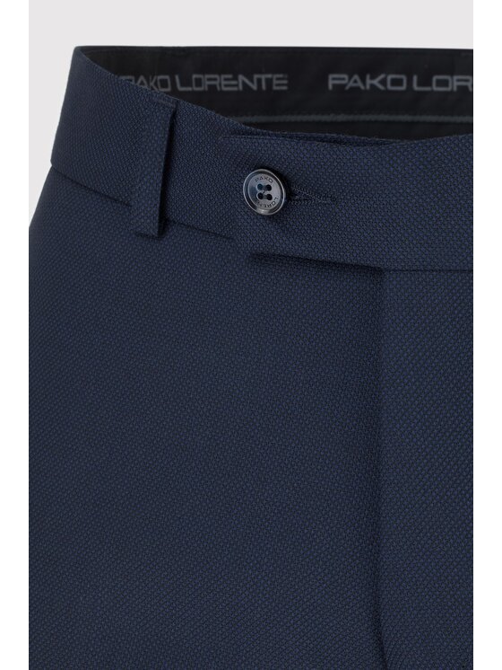 Pako Lorente Pako Lorente Spodnie garniturowe P25WP-6G-016 Granatowy Super Slim Fit
